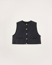 ARKLEY GILET WOOL JERSEY
