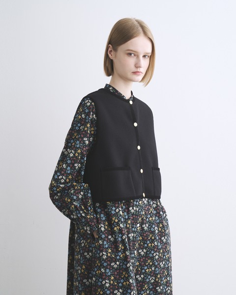 ARKLEY GILET WOOL JERSEY