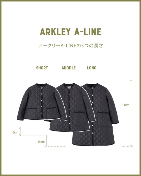 Traditional Weatherwear アークリー Traditional Weatherwear ARKLEY A-LINE 34