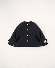 MALTON NO COLLAR SHORT HEAT TWEED