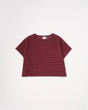 LYNE KNIT SHEER NO SLEEVE 詳細画像 バーガンディ 1