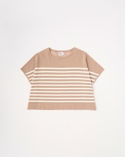 LYNE KNIT SHEER NO SLEEVE 詳細画像 ベージュ×ミルク 1