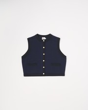 ARKLEY VEST KNIT 詳細画像 ネイビー×ブラック 1