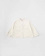 MALTON NO COLLAR SHORT DENIM