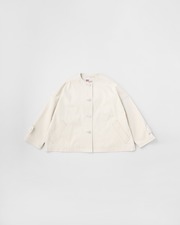 MALTON NO COLLAR SHORT DENIM 詳細画像 オートミール 1