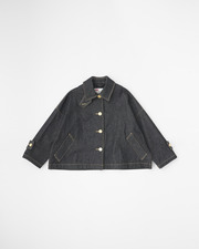 MALTON BUTTON THROUGH SHORT DENIM