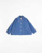 MALTON BUTTON THROUGH SHORT DENIM