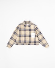 【UNIONWEAR】WORK JACKET 201 詳細画像 ベージュ&times;ネイビー チェック 1