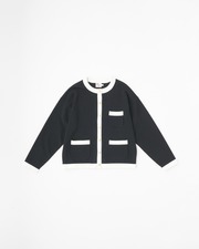 ARKLEY KNIT 詳細画像 ブラック&times;チョーク 1