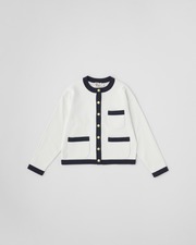 ARKLEY KNIT 詳細画像 チョーク&times;ネイビー 1