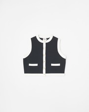 ARKLEY VS KNIT 詳細画像 ブラック&times;チョーク 1