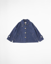 MALTON BUTTON THROUGH SHORT DENIM 詳細画像 インディゴ ワン ウォッシュ 1