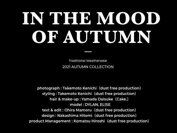 2021 AUTUMN COLLECTION credit