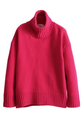 PLAIN STITCH MOCK NECK PULL OVER