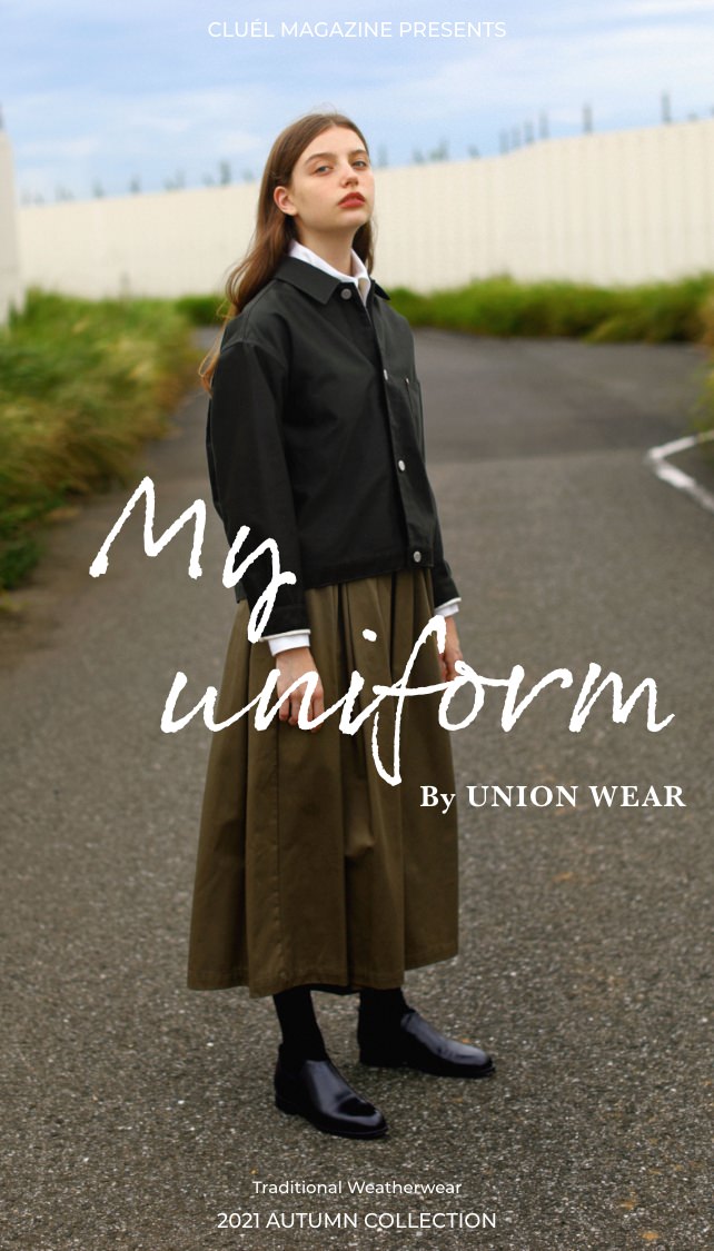 My uniform By UNION WEAR- CLUÉL MAGAZINE PRESENTS Traditional