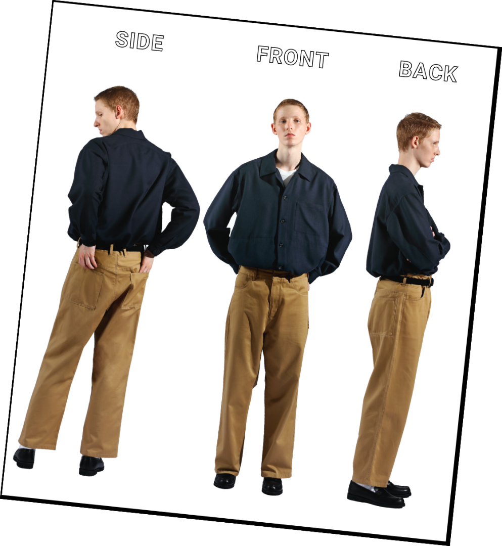 UNIONSLACKS“106” SIDE FRONT BACK